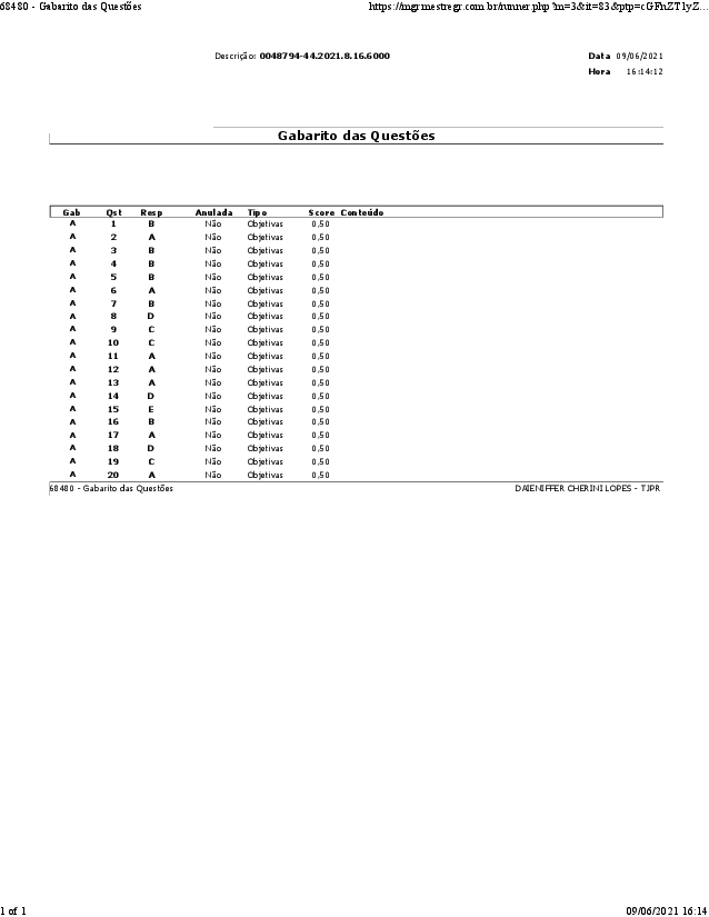 Disponibilizado em 10/06/2021